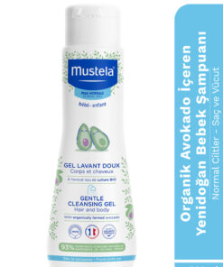 Mustela Gentle Cleansing Dermo Cleansing Yenidoğan Saç Vücut Şampuanı 200 ml