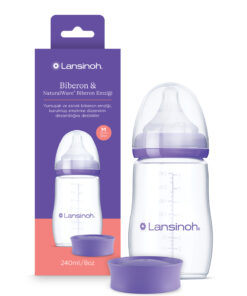 LANSINOH 240 ml Biberon ve NaturalWave® Biberon Emziği (3Ay+)
