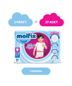Alternative view of Molfix Pants Bebek Bezi 7 Beden XXL Aylık Fırsat Paketi 81 Adet