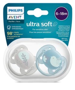 Philips Avent Ultra Soft Emzik 6-18 Ay, 2'li Erkek, SCF091/15