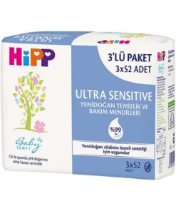 Hipp Baby Sanft Islak Havlu Mendil 52 Yaprak Ultra Sensitive Yenidoğan (3 Lü Pk) 156 Yaprak