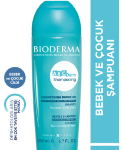 Bioderma ABCDerm Gentle Shampoo Tuzsuz ve Sülfatsız Göz Yakmayan Bebek & Çocuk Saç Şampuanı 200 ml