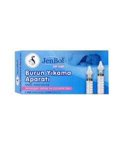 Jenbol - ÇOCUK BEBEK BURUN YIKAMA APARATI 2 ADET NAZAL ŞIRINGA 2 ADET SİLİKON UÇ