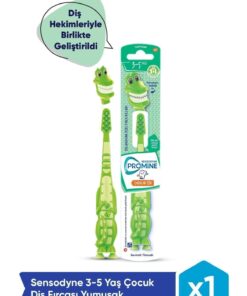 Sensodyne Promine 3-5 Yaş Çocuklar İçin Sevimli Timsah Karakterli Diş Fırçası Yumuşak