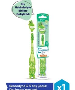 Sensodyne Promine 3-5 Yaş Çocuklar İçin Sevimli Timsah Karakterli Diş Fırçası Yumuşak
