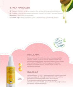 Dermoskin Babycare Bebek ve Çocuk Güneş Koruma Vücut Losyonu | Spf 50+ | Probiyotikli UVA & UVB | 100 ml - Görsel 3