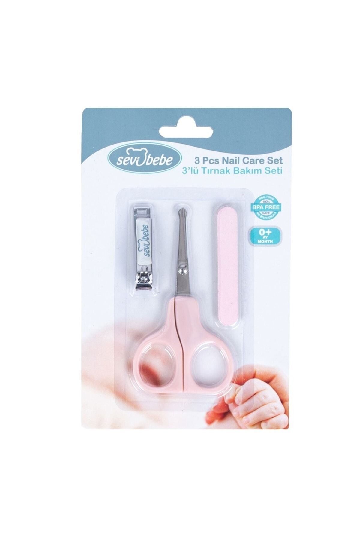 Sevi Bebe 3lü Tırnak Bakım Seti ART-507 Pembe