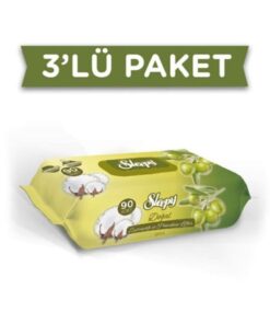 Sleepy Zeytinyağlı Islak Havlu 90'lı x 3'lü Paket - 270 Yaprak