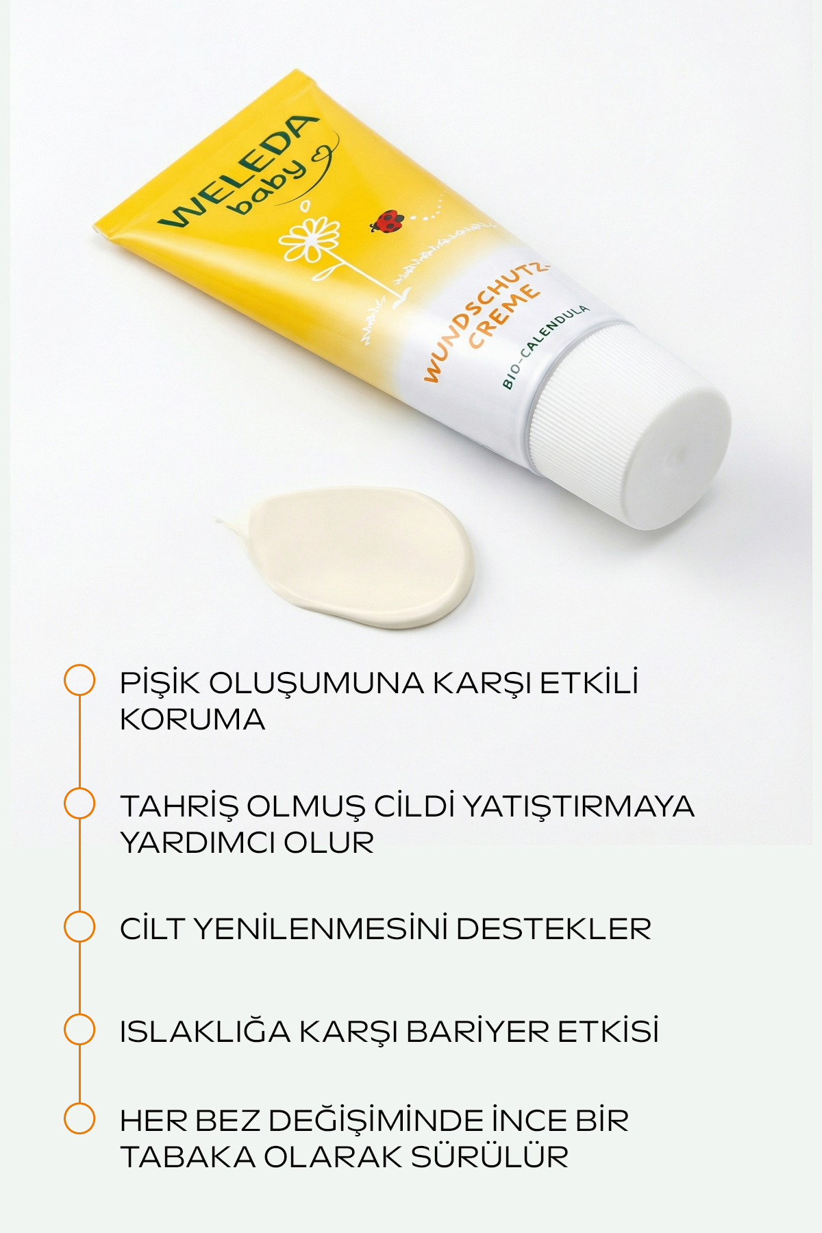 Weleda Calendula Organik Pişik Kremi 75 ml - Görsel 2