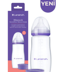 LANSINOH 330 ml Biberon ve NaturalWave® Biberon Emziği (6 Ay+)