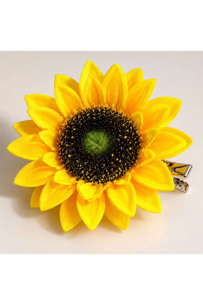 Diloshtrend Design 3D Gerçekçi Papatya Pens Toka 9 CM - Görsel 2