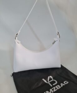 YMZBAG Beyaz Mat Omuz Çantası