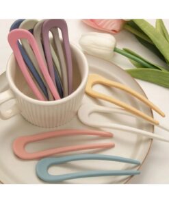 monalisatoka Kadın Pastel Tonlar Büyük Boy Topuz Saç Tokası (8 ADET) - Görsel 3