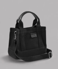 Housebags Kadın Siyah Kanvas Tote Bag 232