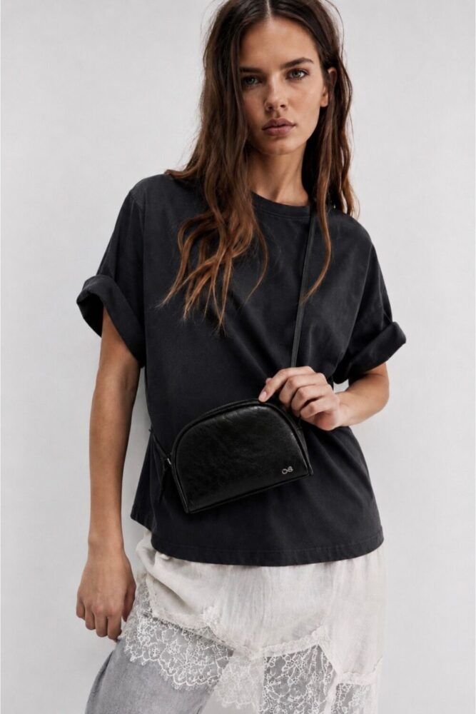 Çantacımstore Mini Basic Çapraz Askılı Çanta Siyah - Görsel 2