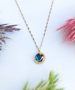 TREND COLLECTİON Kadın Paslanmaz Çelik Gold Zincir Yıldız Gökyüzü Kolye - Görsel 3