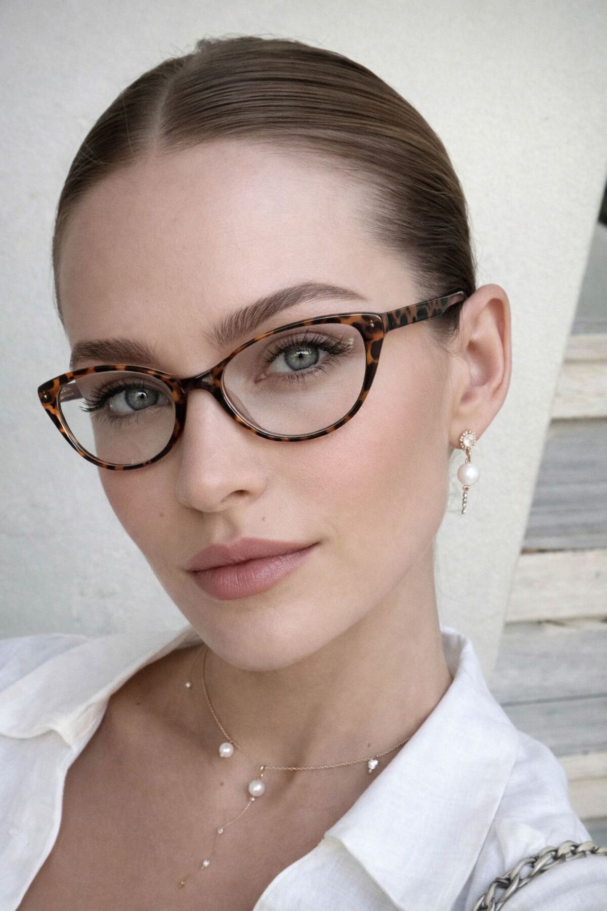 Hills Sunglasses CAT LEOPAR ÇERÇEVE küçük boy Mavi Işın Korumalı Blue Block Şeffaf Ekran Gözlüğü