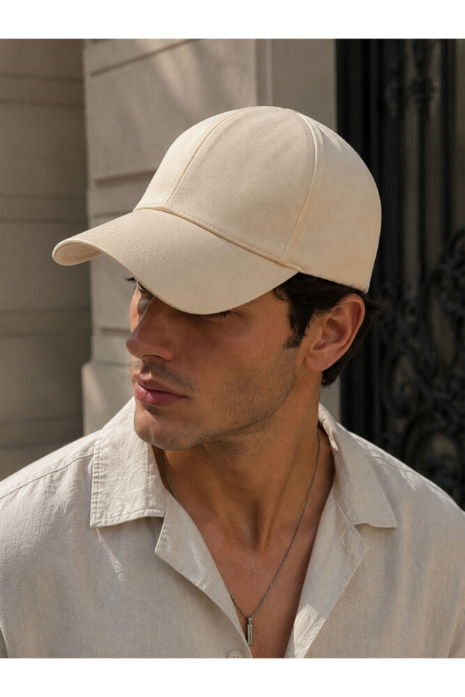 sf collection Düz Basic Baseball Şapka Unisex Ayarlanabilir Cap - Görsel 3
