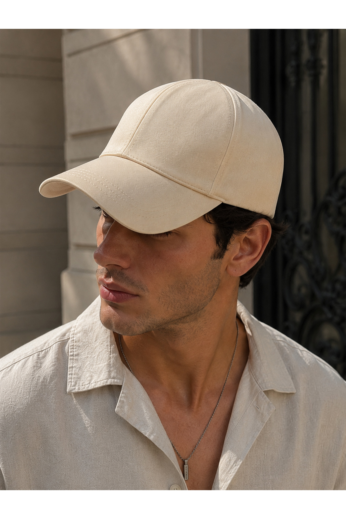 sf collection Düz Basic Baseball Şapka Unisex Ayarlanabilir Cap - Görsel 3