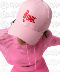 Alternative view of QUATEX Iconic Nakışlı Şapka – Pembe 0 Pamuk Gabardin Unisex Model