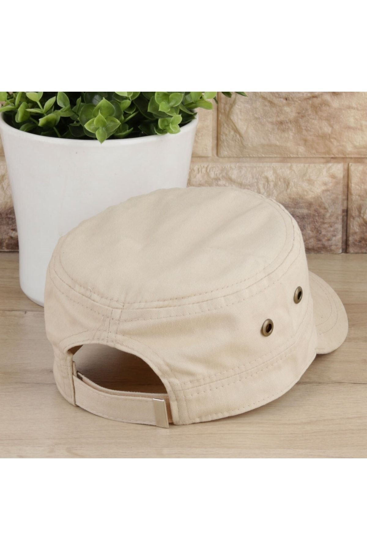 SYT Castro Şapka Yazlık Canvas Kumaş Unisex - Görsel 3