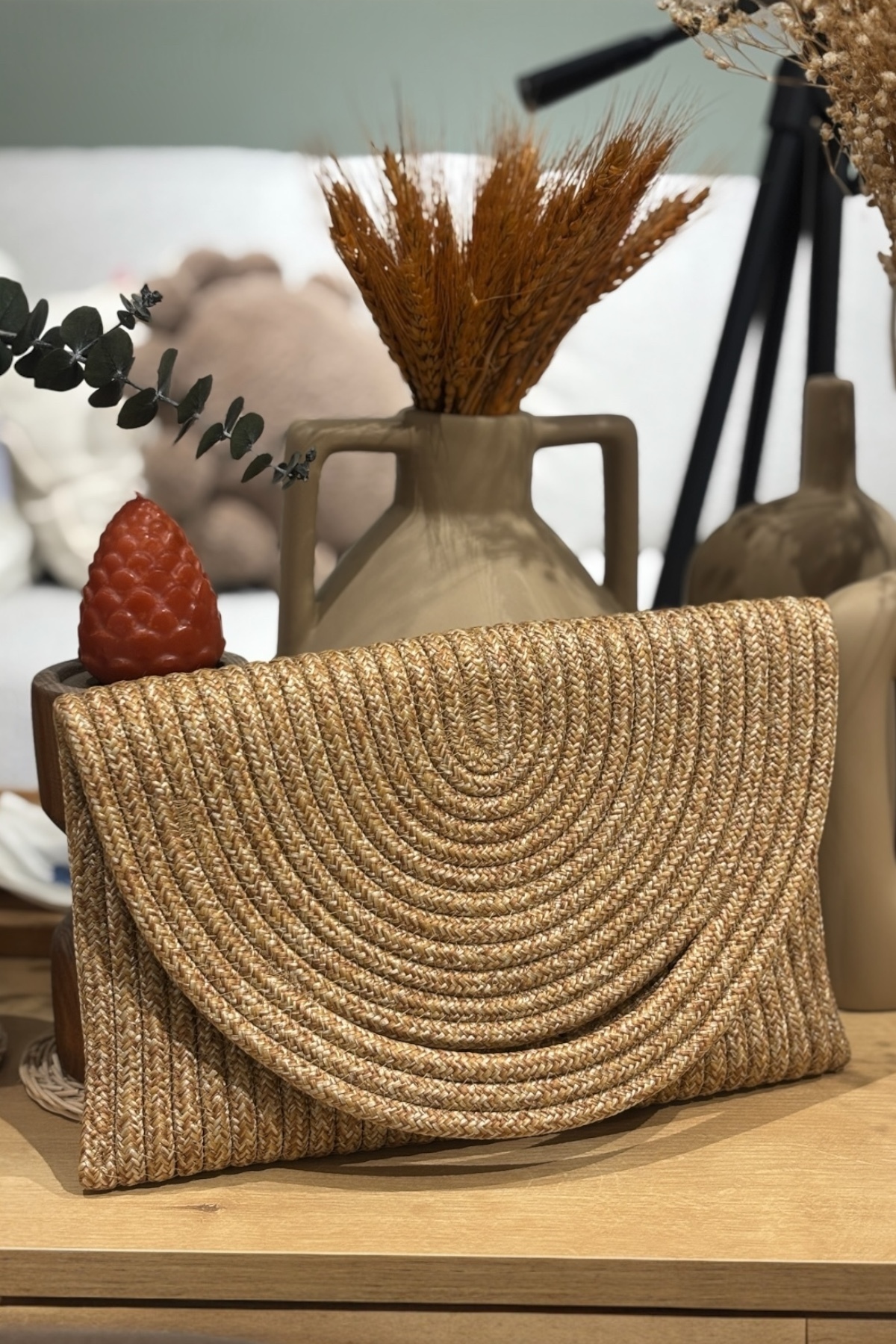 MaVaux El Geçirme Detaylı Zarf Portföy Clutch Çanta - Görsel 3