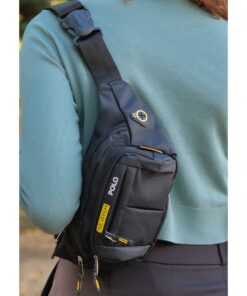 Alternative view of NEWISH POLO ACCESSORIES Unisex Siyah Su Geçirmez Usb Ve Kulaklık Girişli Bel Ve Omuz Çanta Freebag