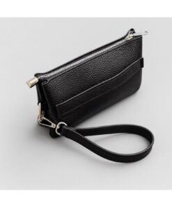JR Boutique Erkek El Çantası 3 Bölmeli Slim Portföy-Çıkarılabilir Askılı Suni Deri Clutch Cüzdan - Görsel 2