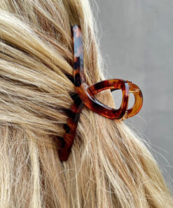 Vitastyle KAHVERENGİ SONSUZLUK MODEL LEOPAR MANDAL TOKA