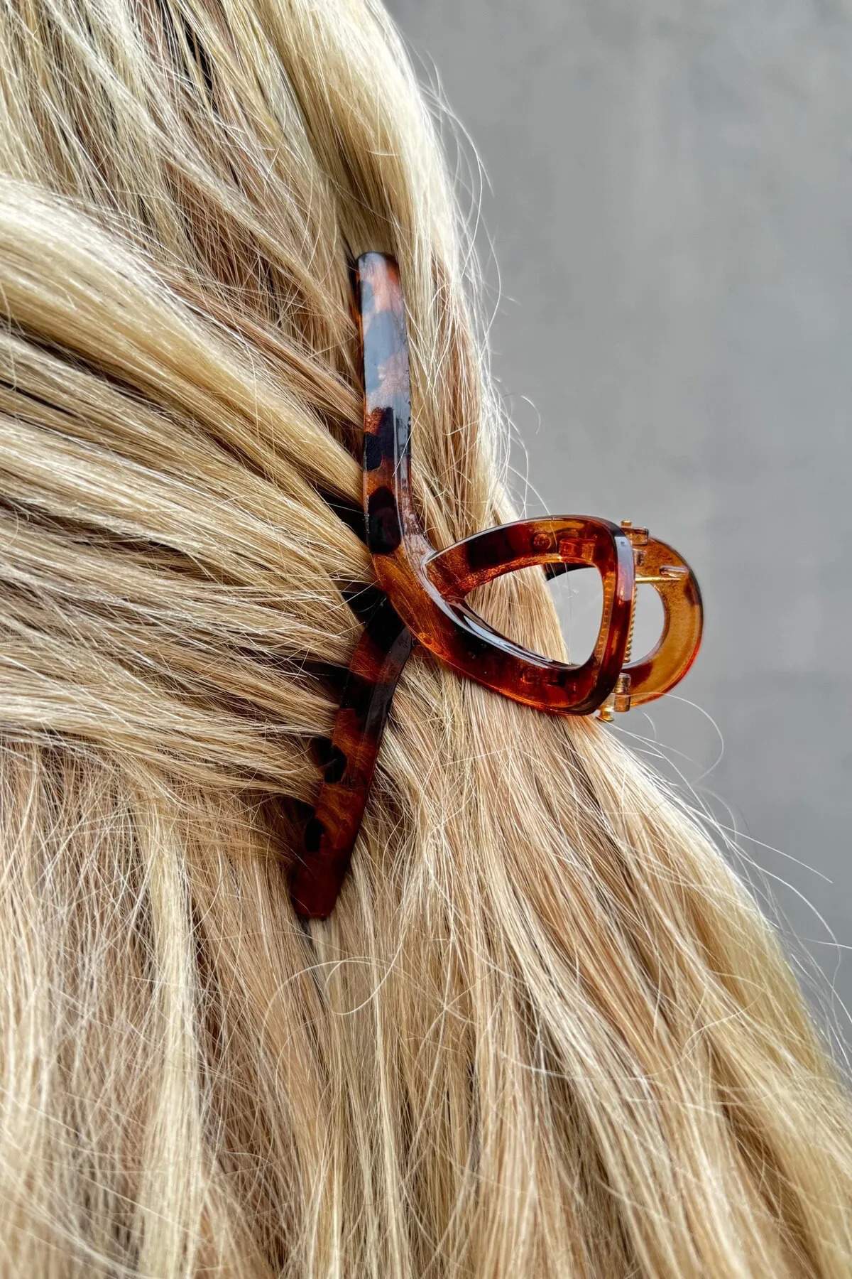Vitastyle KAHVERENGİ SONSUZLUK MODEL LEOPAR MANDAL TOKA