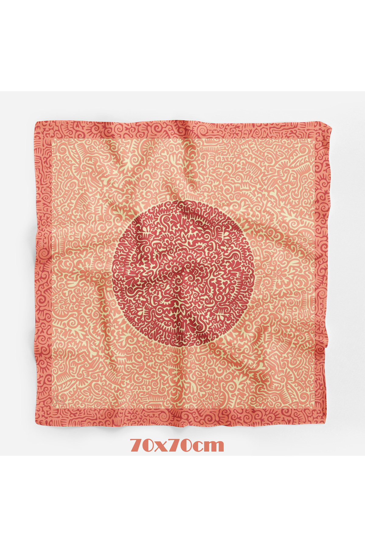 tuaipek Solis Desen 70*70cm Bandana/Fular - Görsel 3