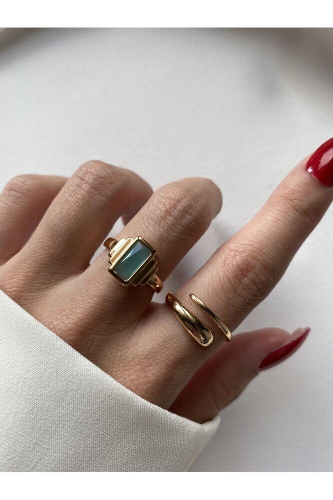 ringbox Gold Sarmal Model Yüzük - Görsel 2