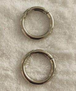 Engin TT Yaylı Metal Halka Çanta Aksesuarı (2 Adet -iç Çapı 2,5 Cm)