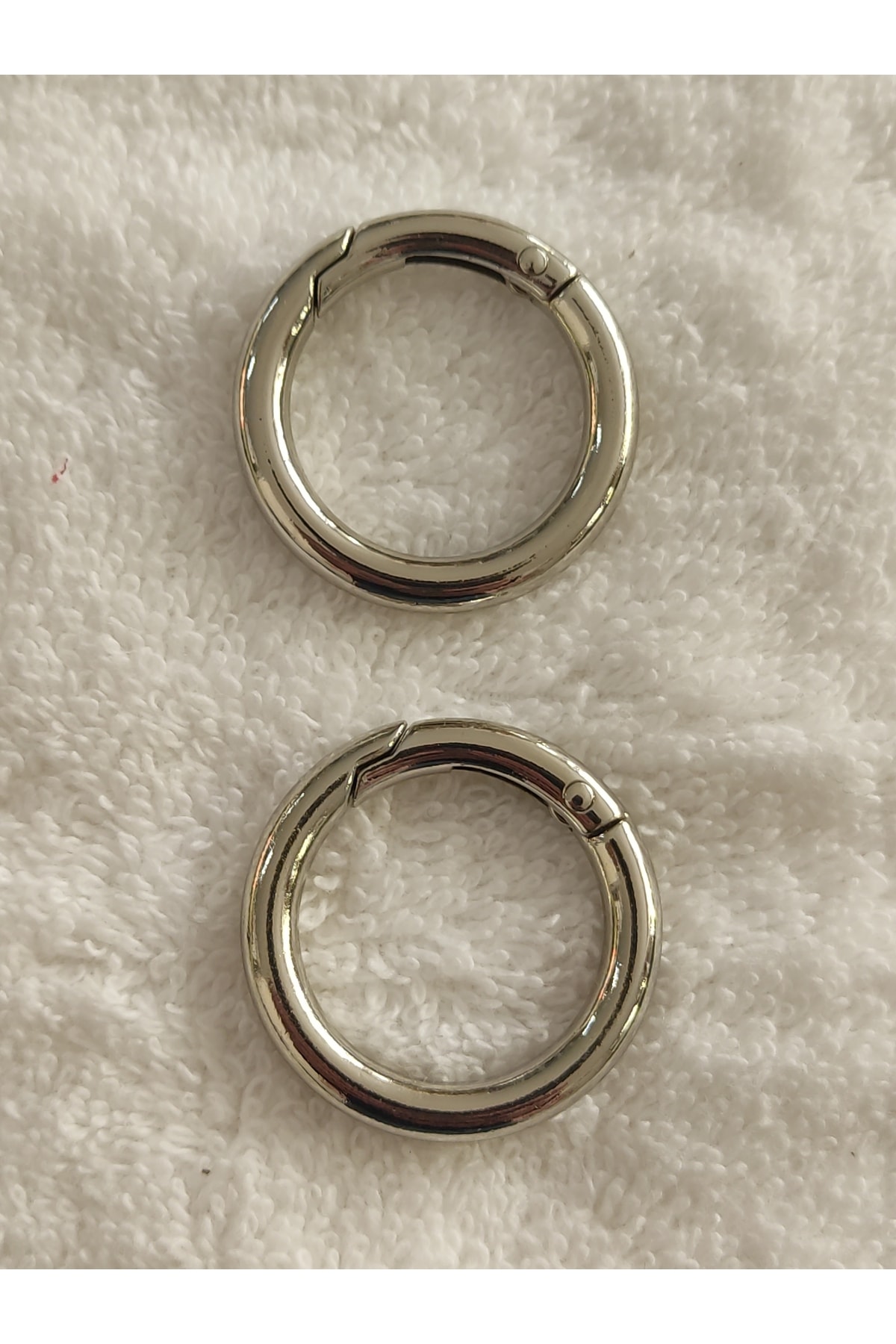 Engin TT Yaylı Metal Halka Çanta Aksesuarı (2 Adet -iç Çapı 2,5 Cm)