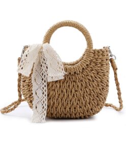 shop Kadın Hasır Trend Moda Omuz Çantası