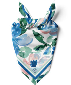 Alternative view of tuaipek Mavi Esinti Desen Bandana/Fular