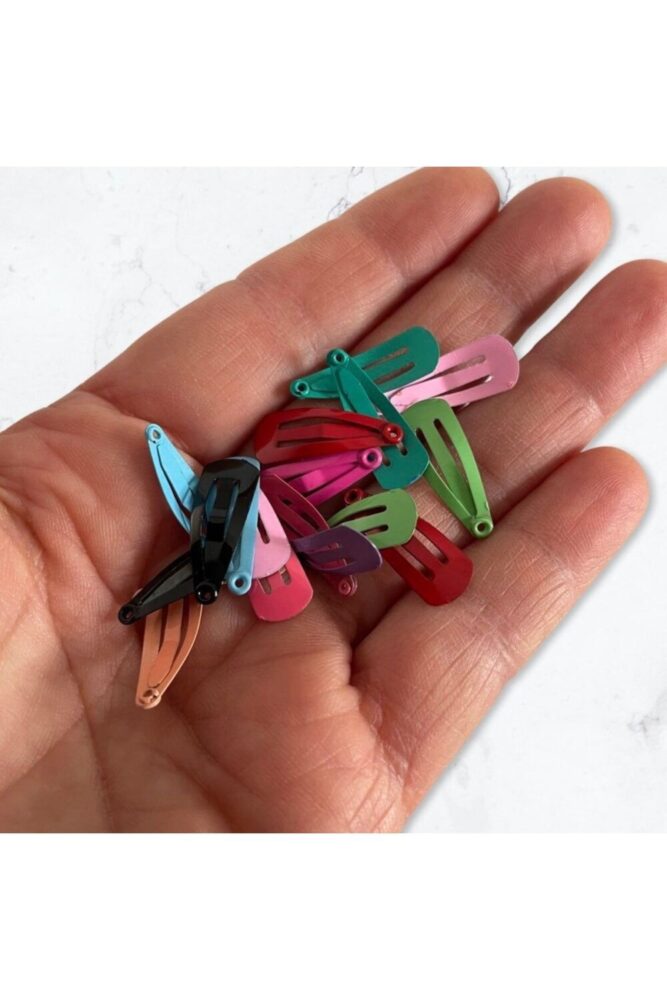 ALYESKA Çıtçıt Toka 10 Adet Çıtçıt Toka Küçük Boy 3 Cm - Görsel 2