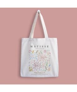designedfy Matisse Baskılı Bez Çanta