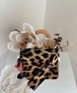 lalettobags Kadın Anahtarlık Detaylı Leopar Desenli Cüzdan - Görsel 3