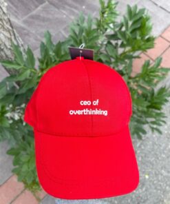 Alternative view of sf collection Unisex Ceo Of Overthinking Baskılı Spor Şapka – Ayarlanabilir Pamuklu Cap Günlük Kombin Şapkası