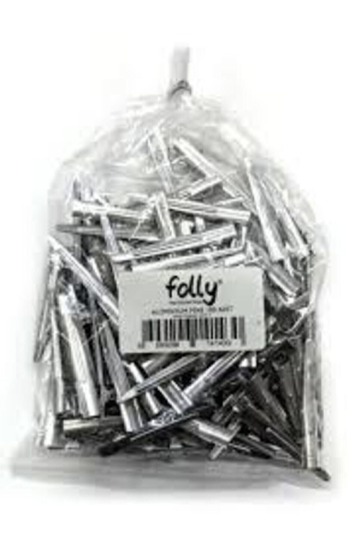 FOLLY Alüminyum Saç Pensi 50 Adet Boy 5 cm
