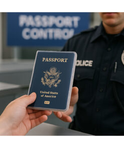 Gempo Şeffaf Pasaport Kılıfı Su Geçirmez PVC Koruyucu Kılıf Tüm Ülke Pasaportlarıyla Uyumlu - Görsel 3