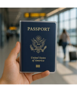 Alternative view of Gempo Şeffaf Pasaport Kılıfı Su Geçirmez PVC Koruyucu Kılıf Tüm Ülke Pasaportlarıyla Uyumlu