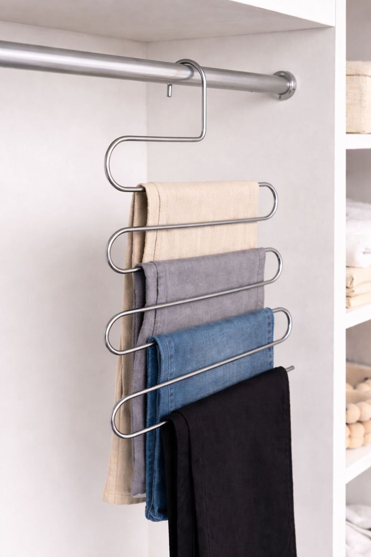 KARTEYA GÜMÜŞ TEKLİ ÇOK AMAÇLI PANTOLON ASKISI - Görsel 3