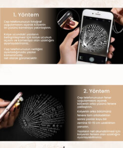 Lucente Jewellery Işıklı Hediye Kutulu 100 Dilde Seni Seviyorum Yazan 925 Ayar Gümüş Kaplama Aşk Lotus Çiçeği Kolye - Görsel 3