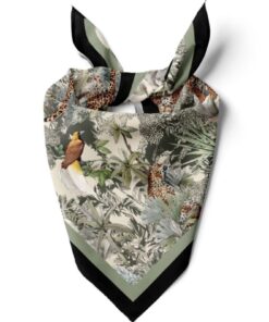 Alternative view of D scarf Leopar Desenli Fular