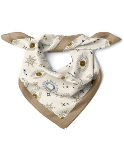 nehir eşarp Göz Desenli Bandana