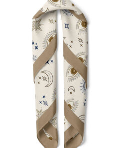 nehir eşarp Göz Desenli Bandana - Görsel 3