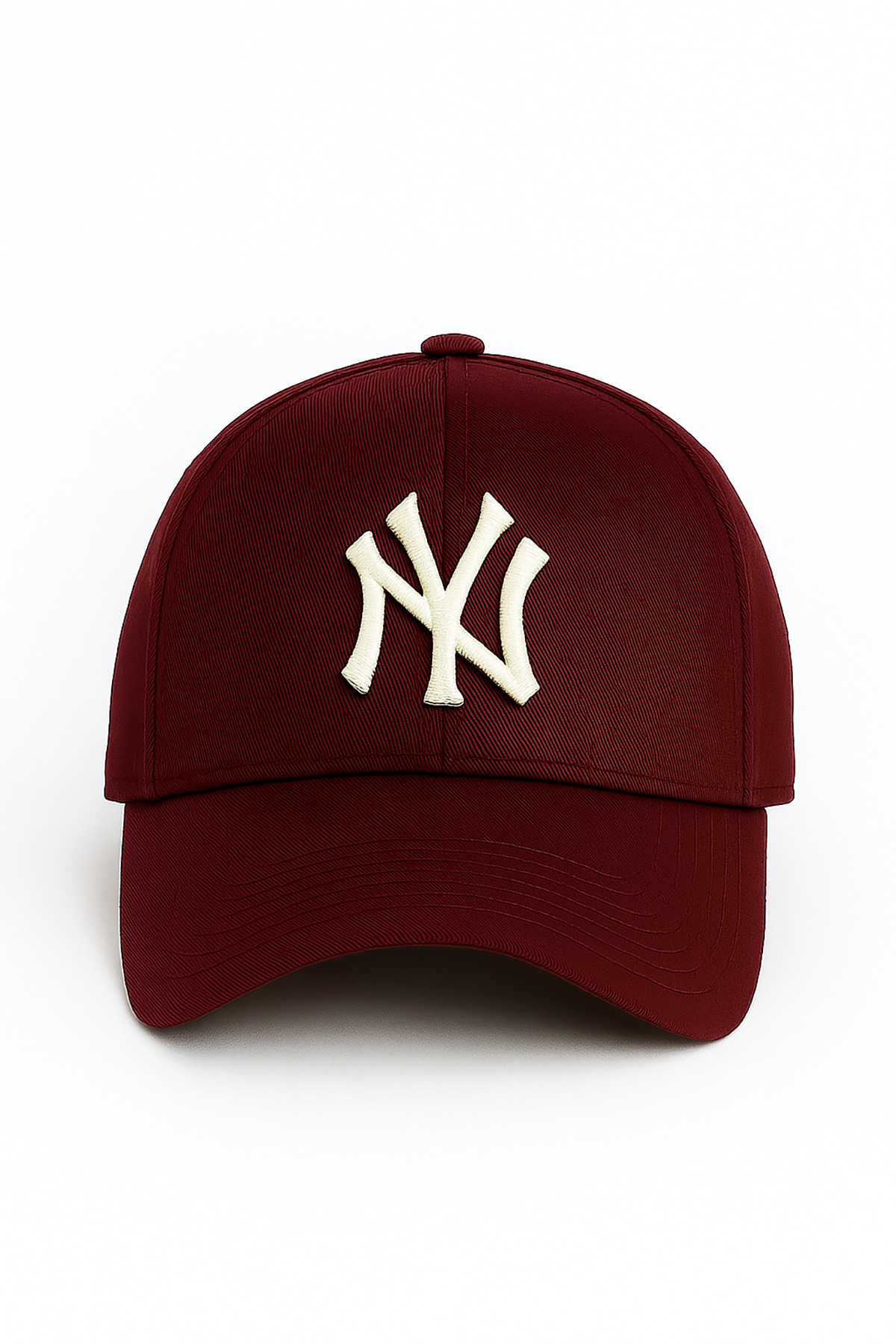 Verahed NY New York Nakış Unisex Beyzbol Bordo Şapka Kadın Şapka Erkek Şapka Yazlık Şapka