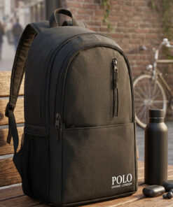 POLOGRAND London Orijinal Unisex Çok Gözlü Su Geçirmez Spor Kurs Laptop Gezi Seyahat Ve Günlük Kullanım Sırt Çantası